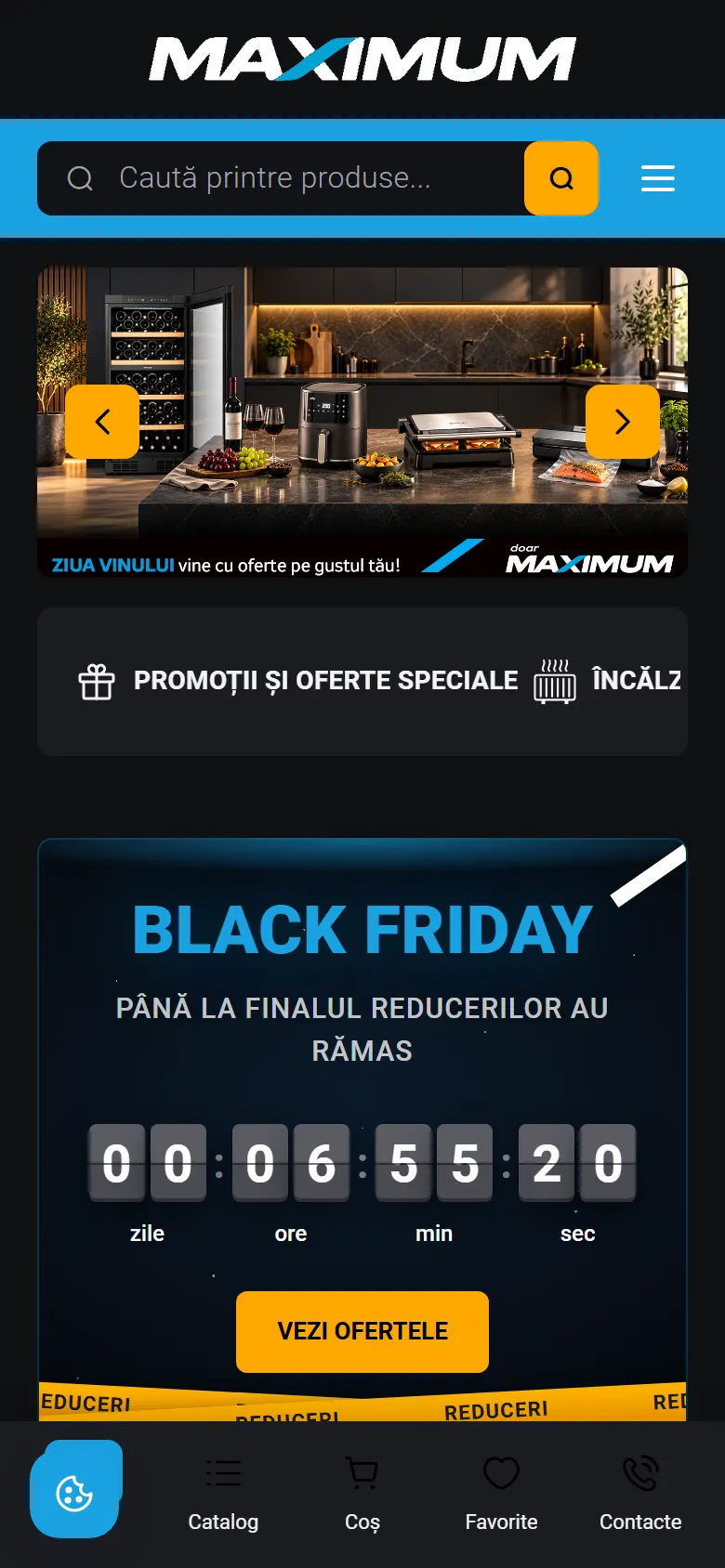 Maximum home page on a phone